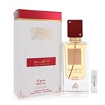 Ana Abiyedh I Am White Rouge by Lattafa - Eau de Parfum - Perfume Sample - 2 ml 