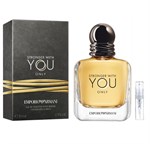 Armani Stronger With You Only - Eau de Toilette - Perfume Sample - 2 ml