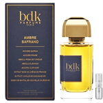 BDK Parfums Ambre Safrano - Eau de Parfum - Perfume Sample - 2 ml