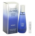 Davidoff Cool Water Night Dive Woman - Eau de Toilette - Perfume Sample - 2 ml 