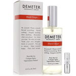 Demeter Black Ginger - Eau de Cologne - Perfume Sample - 2 ml