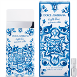 Dolce & Gabanna Light Blue Summer Vibes for Women - Eau de Toilette - Perfume Sample - 2 ml