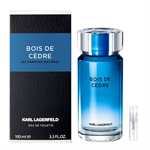 Karl Lagerfeld Bois de Cedre - Eau de toilette - Perfume Sample - 2 ml