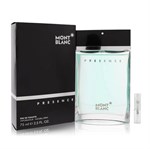 Mont Blanc Presence - Eau de Toilette - Perfume Sample - 2 ml 