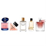 Explore Romantic Perfumes - 5 Fragrance Samples (2 ML)