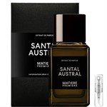 Matiere Premiere Santal Austral - Extrait de Parfum - Perfume Sample - 2 ml