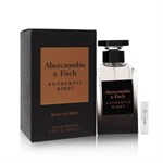 Abercrombie & Fitch Authentic Night - Eau de Toilette - Perfume Sample - 2 ml  