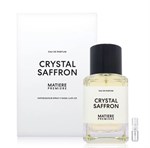 Matiere Premiere Crystal Saffron - Eau de Parfum - Perfume Sample - 2 ml