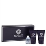 Versace Pour Homme by Versace - Gift Set -- .17 oz Mini EDT + .8 oz After Shave Balm + .8 oz Hair + Body Shampoo - for men