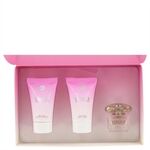 Bright Crystal by Versace - Gift Set -- .17 oz Mini EDT + .8 oz Shower Gel + .8 oz Body Lotion - for women