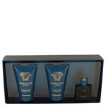 Versace Eros by Versace - Gift Set -- .17 oz Mini EDT + .8 oz Shower Gel + .8 oz After Shave Balm - for men