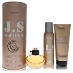 J.S Women by Jeanne Arthes - Gift Set -- 3.4 oz Eau De Parfum Spray + 4.2 oz Body Spray + 6.7 oz Body Milk - for women