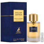 Maison Alhambra Exclusif Saffron - Eau de Parfum - Perfume Sample - 2 ml