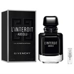 Givenchy L'Interdit Absolu - Eau de Parfum Intense - Perfume Sample - 2 ML