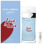 Dolce & Gabbana Light Blue Love Is Love For Women - Eau de Toilette - Perfume sample - 2 ml