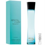 Armani Code Turquoise Pour Femme Eau Fraiche - Eau de Toilette - Perfume sample - 2 ml