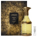 Amouage Cristal & Gold Man - Eau de Parfum - Perfume Sample - 2 ml