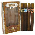 Cuba Gold von Fragluxe – Gift set – Cuba Variety Set enthält alle vier 1,15 oz Sprays, Cuba Red, Cuba Blue, Cuba Gold und Cuba Orange – for men